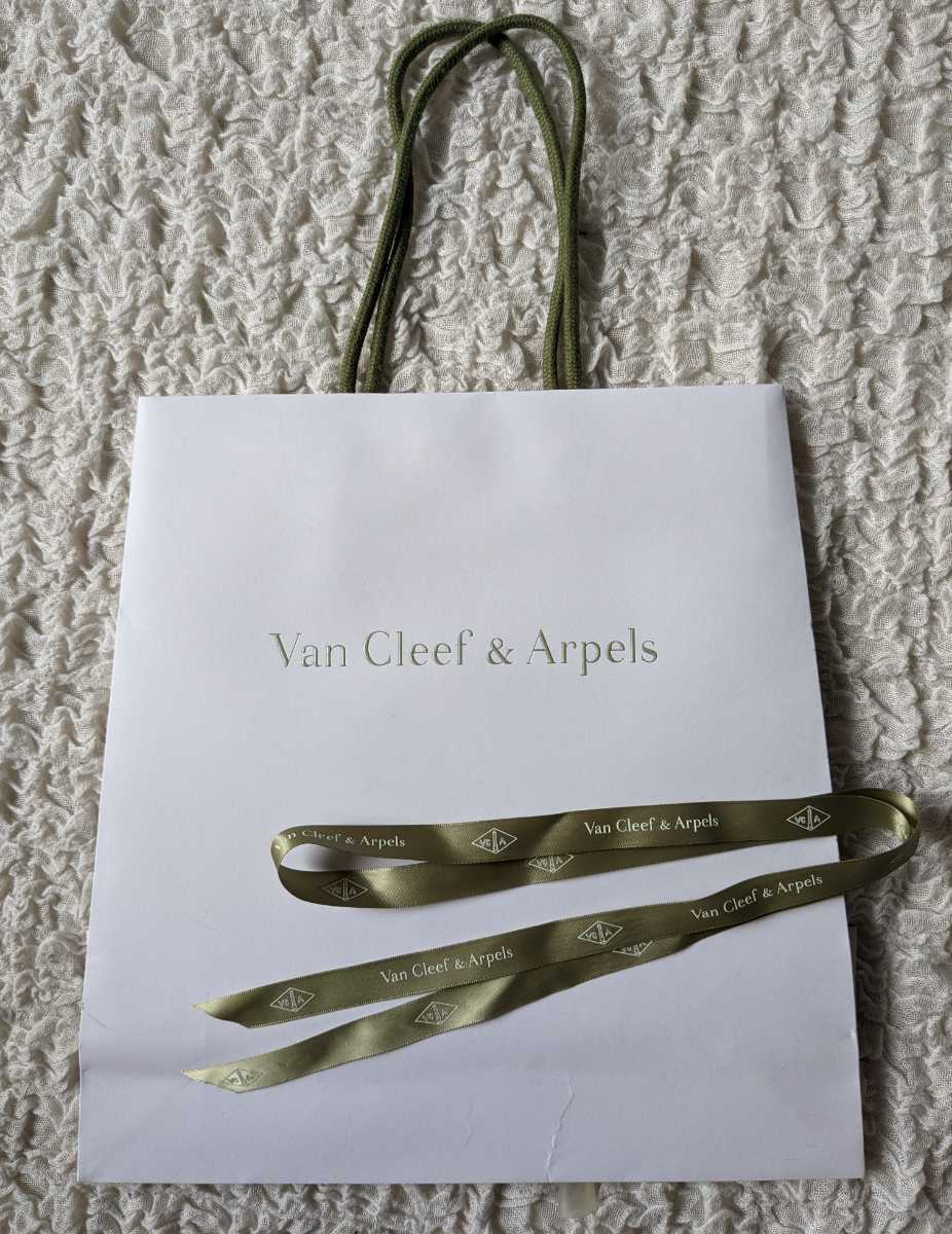 Van Cleef & Arpels ヴァンクリーフ&アーペル■ショッパー&リボン_画像1