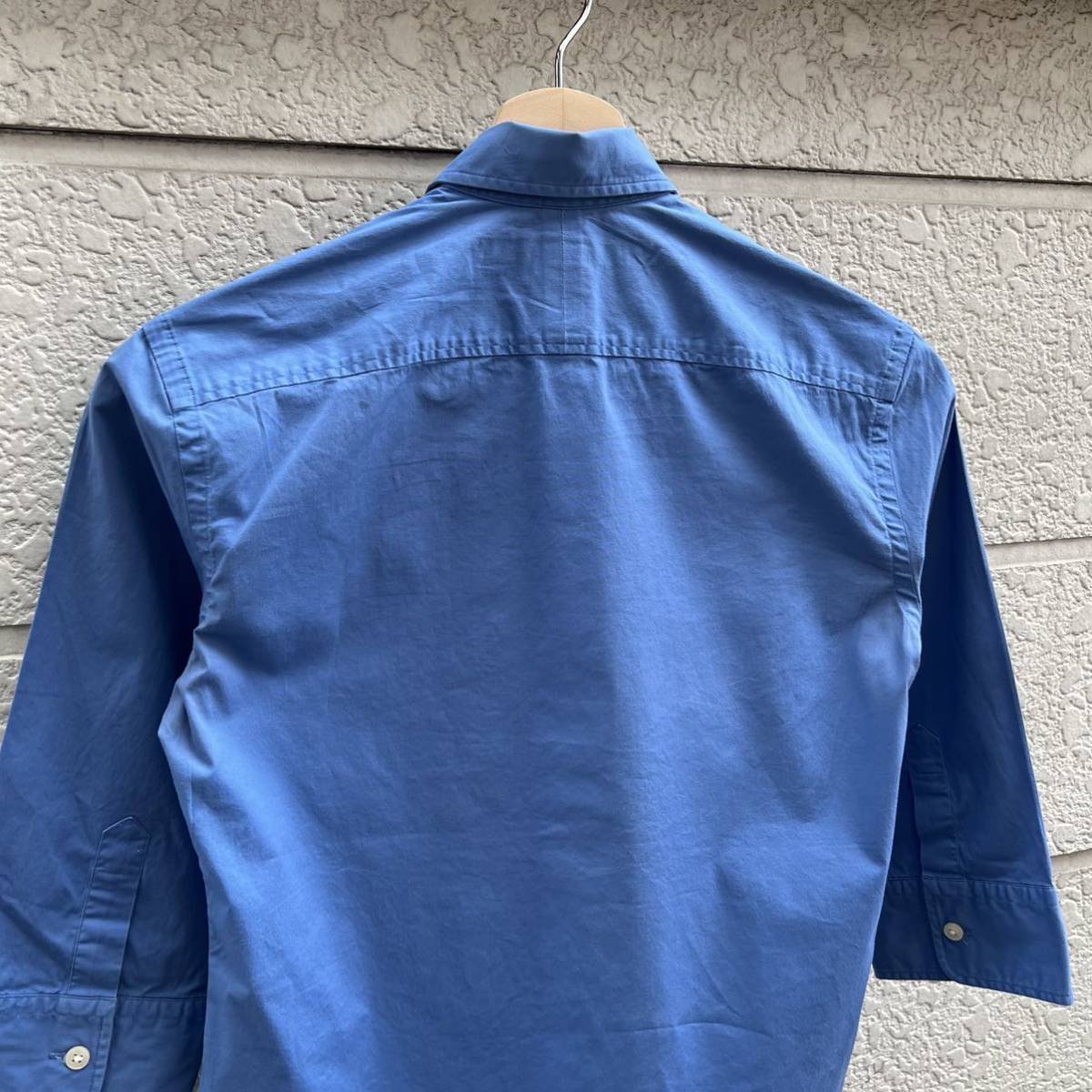 USED USA old clothes Ralph Lauren lady's shirt light blue light blue RALPH LAUREN SPORT half edge sleeve America old clothes vintage Vintage po knee 