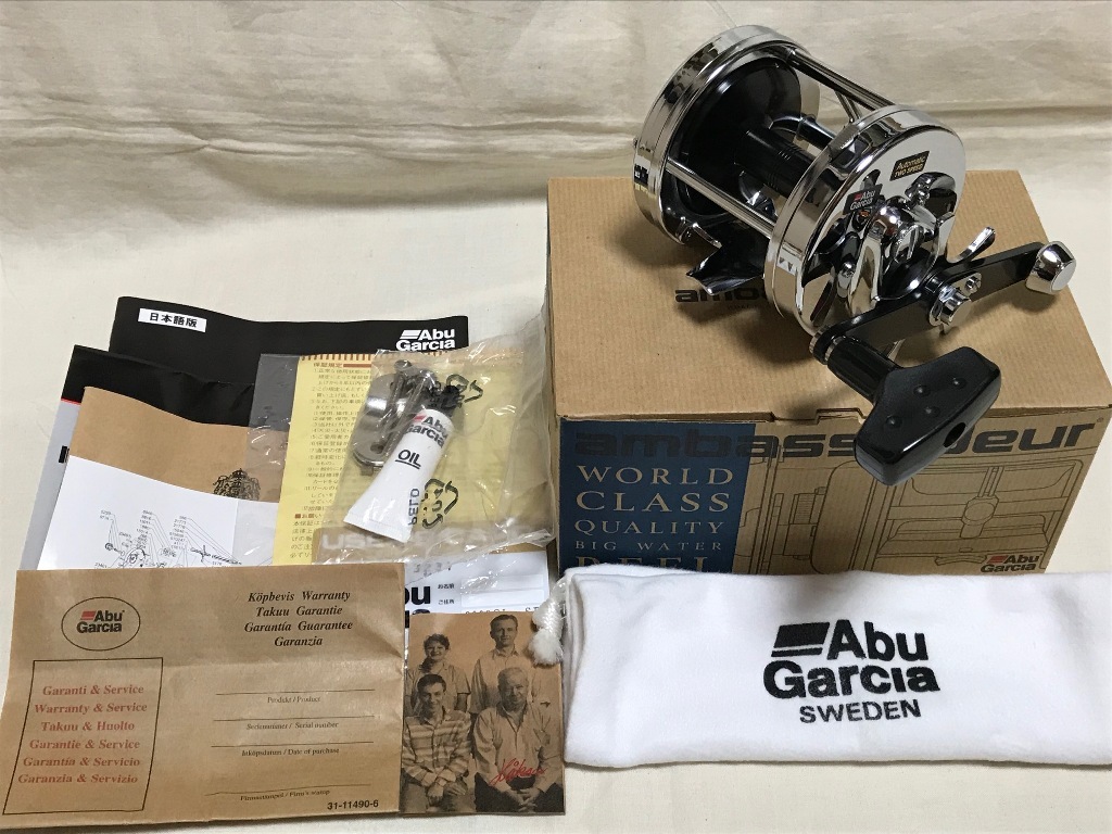 ☆③ ABU ambassadeur ９０００CL Special Automatic TWOSPEED クローム 超希少新品未使用品 石鯛・コブ鯛・鯉釣り・青魚などに☆_画像8