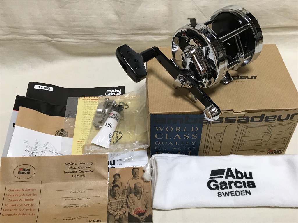 ☆④ ABU ambassadeur ９０００CL Special Automatic TWOSPEED クローム 超希少新品未使用品 石鯛・コブ鯛・鯉釣り・青魚などに☆_画像9