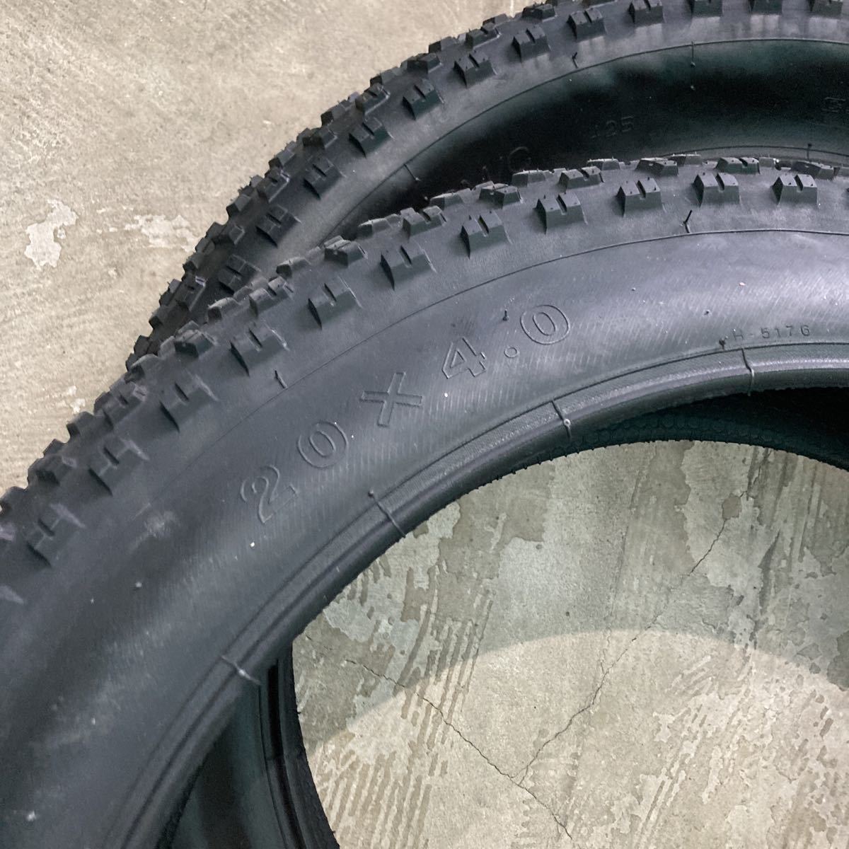 [ new goods * unused ]fato tire _20×4.0_ black ×2 pcs set _ # fatbike #eBike