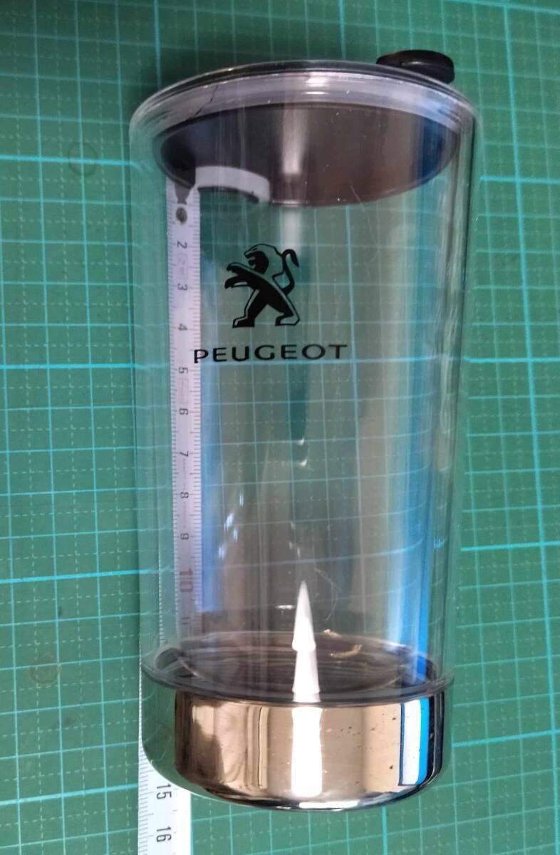 非売品 プジョー クリアウォール タンブラー カップ コップ マイカップ Peugeot clear Wall Tumbler cup