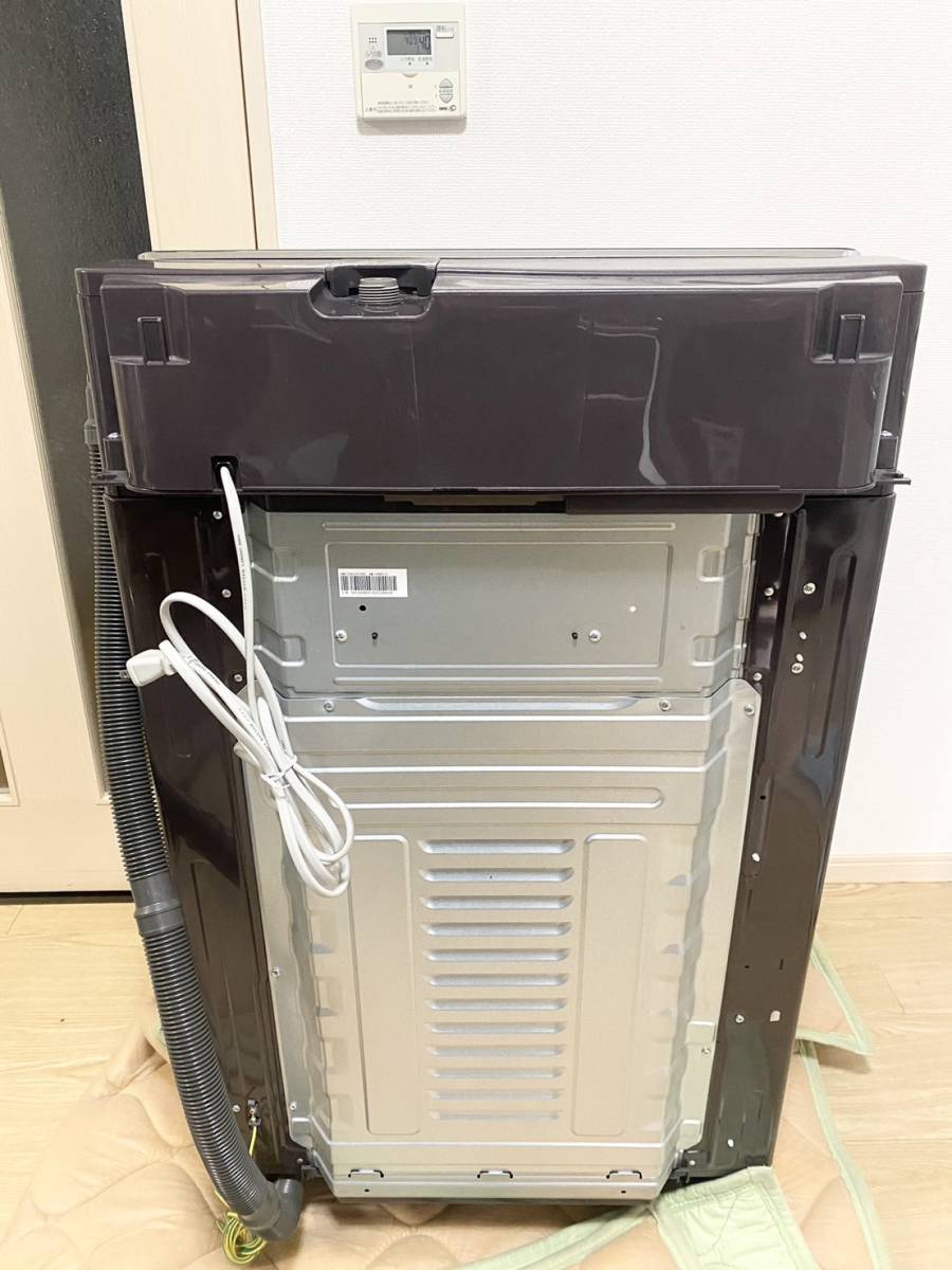 【美品】 動作保証 TOSHIBA 東芝 電気洗濯機 AW-12DP2 12.0kg 2022年製 ZABOON ブラウン ウルトラファインバブル_画像5