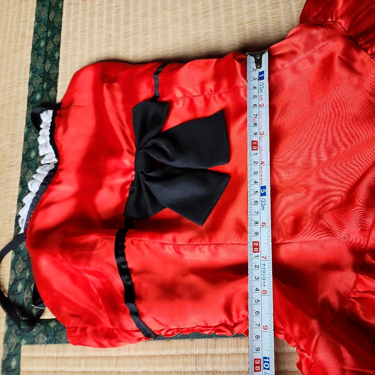FGO　ネロ　第二再臨　セイバー　真紅の現代衣装　 水着　一円スタートコスプレ衣装　ナイロン製品の赤と黒　すべすべしています_画像2