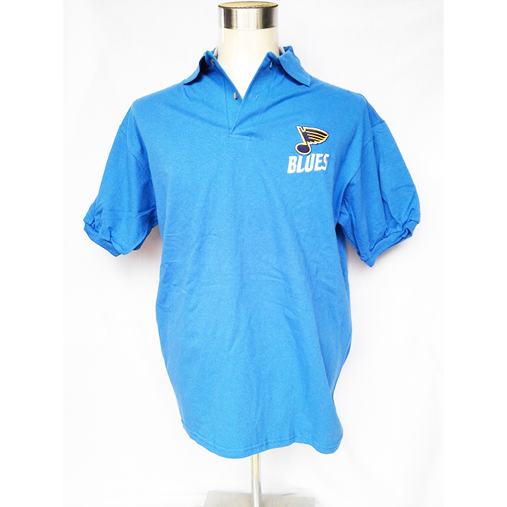 NHL セントルイス・ブルース ST. LOUIS BLUES ポロシャツ 半袖ポロシャツ L 1348_画像1
