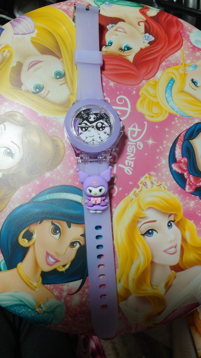  トキメキのクロミちゃんカラーバリエーションで光るよ★腕時計 可愛い 瞳のクロミちゃん腕時計