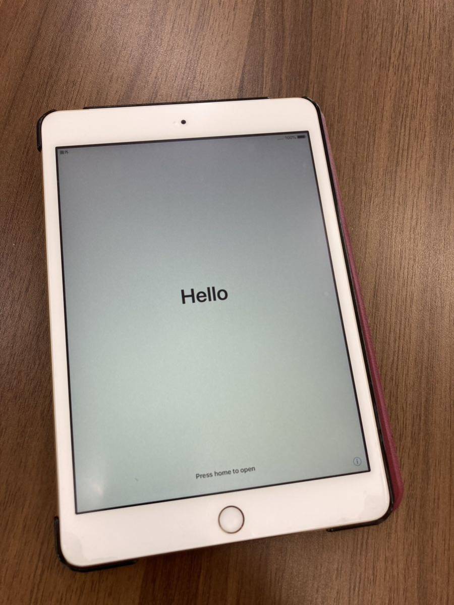 中古美品 iPad mini 3 16GB Wi-Fi ゴールド ケース付き