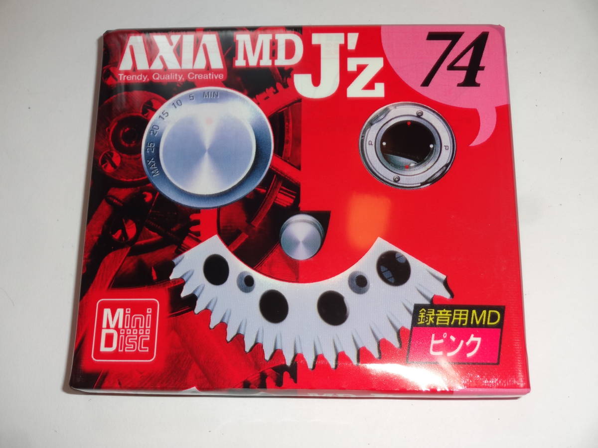 【5枚パック】AXIA MDディスク 録音用ミニディスク MD J'z 74分 (ピンク) [AXIA MD JZ 74 P] 箱付き【未開封・新品】送料無料_画像4