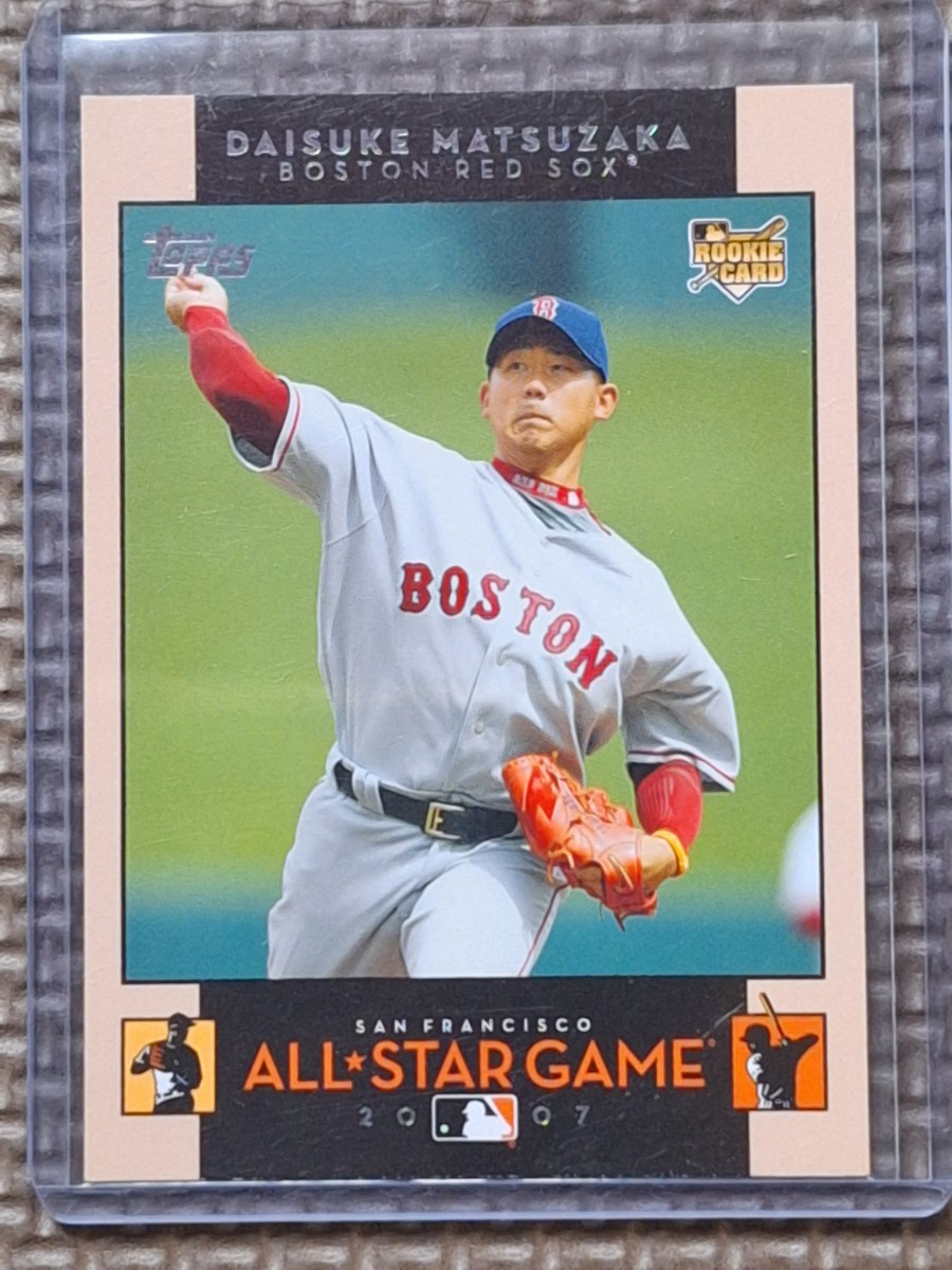 2007 Topps #6 Of 7 DAISUKE MATSUZAKA RC All-Star Game Boston Red Sox Saitama Seibu Lionsの画像1