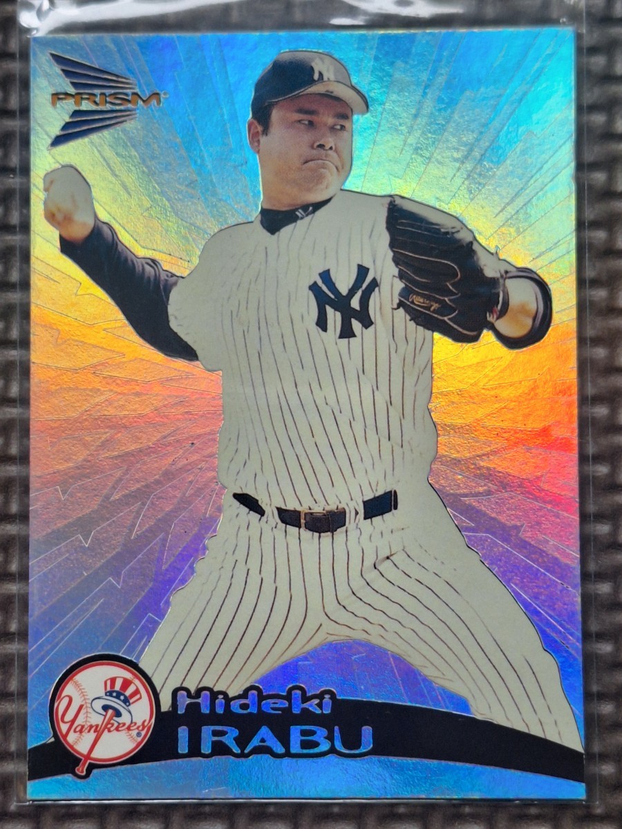 1999 Pacific Prism #99 HIDEKI IRABU New York Yankees Lotte Orions Chiba Lotte Marines_画像1