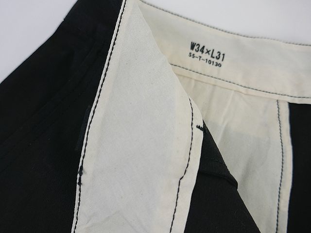[ бесплатная доставка 31%OFF]HOUSTONhyu- камень 50 годы Army брюки-чинос NO.10115 BLACK_34 размер ( полный размер 88cm)
