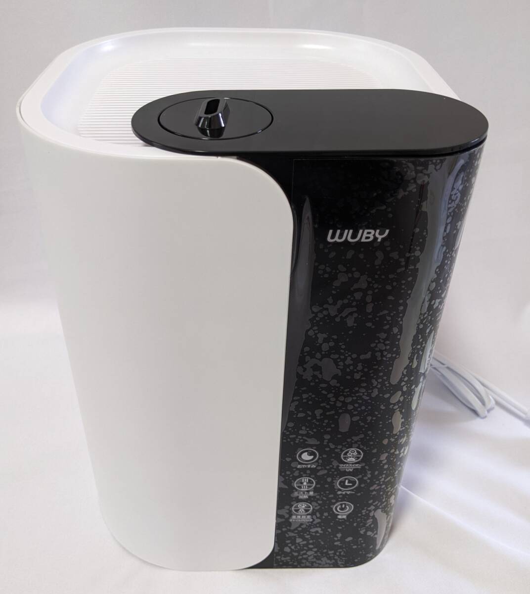 【1円出品】WUBY 室内・家庭用 超音波加湿器LP-2209 ホワイト タンク容量約6L　重量約2.4kg_画像1
