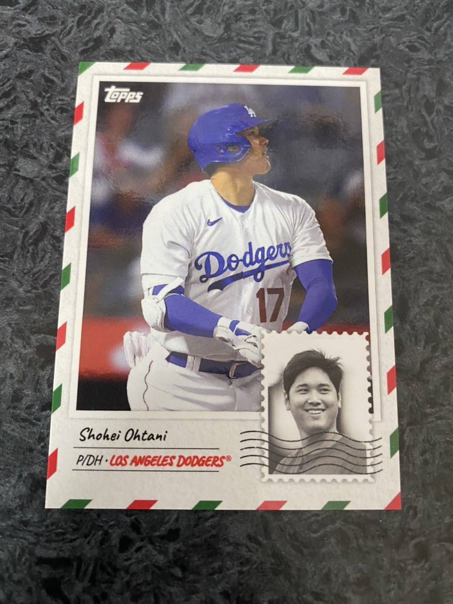 topps now 大谷翔平 MLB Holiday Card ホリデーカード クリスマス ドジャース ohtani shohei TOPPS_画像1