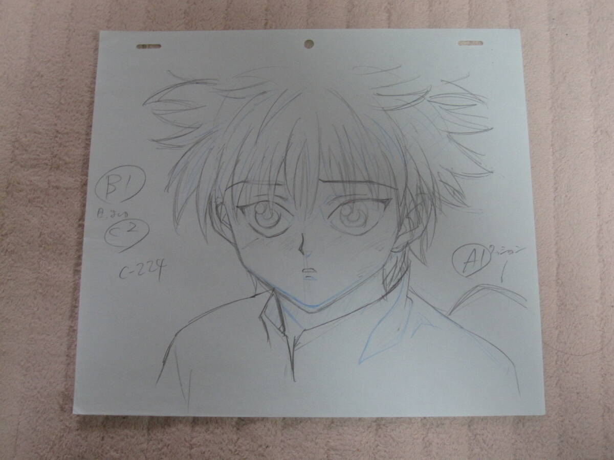 HUNTER×HUNTER ハンターハンター キルア レイアウト 原画 冨樫 HUNTER×HUNTER ハンターハンター キルア レイアウト 原画 冨樫