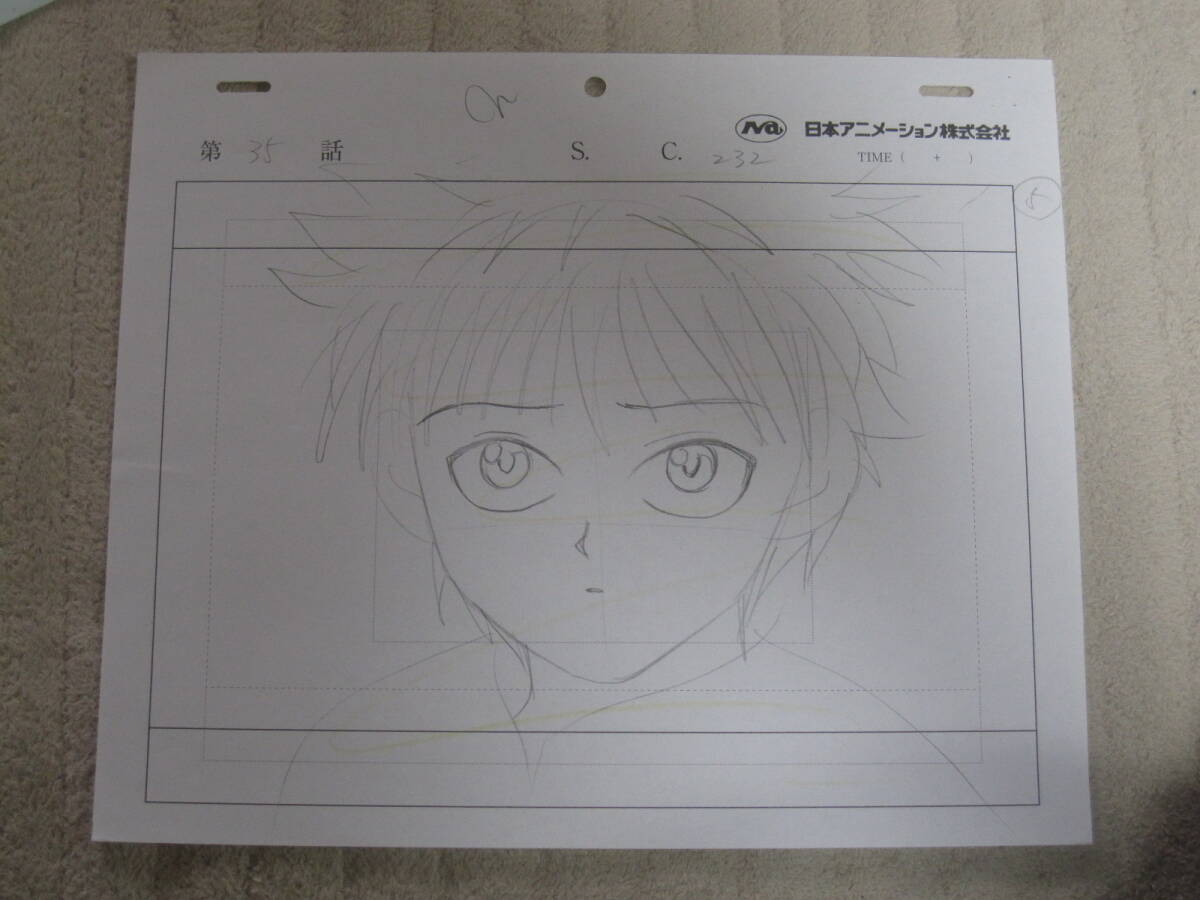 HUNTER×HUNTER ハンターハンター キルア レイアウト 原画 冨樫 HUNTER×HUNTER ハンターハンター キルア レイアウト 原画 冨樫