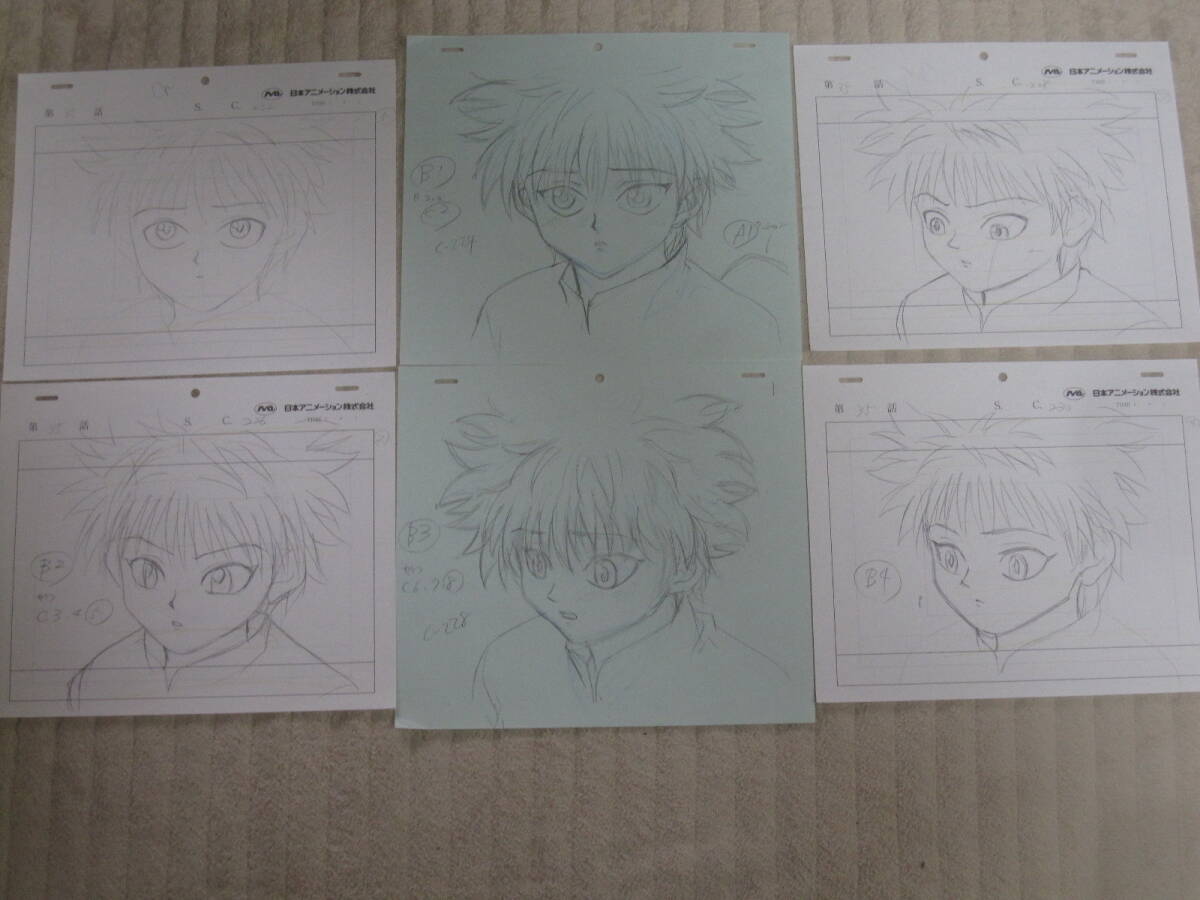 HUNTER×HUNTER ハンターハンター キルア レイアウト 原画 冨樫 HUNTER×HUNTER ハンターハンター キルア レイアウト 原画 冨樫