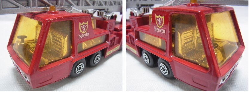 【A】★ミニカー MATCHBOX Super Kings K-9 Fire Tender PAT N'1238927 消防車 はしご車 レトロ玩具 ビンテージ アンティーク 現状★60_画像3