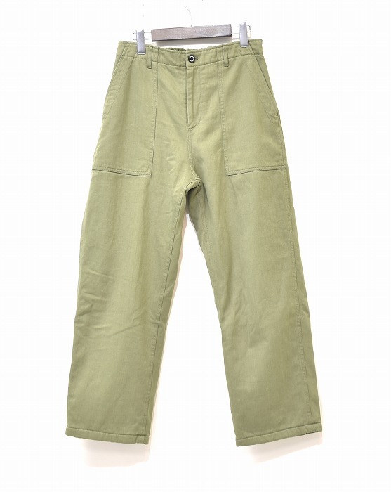 CAPTAINS HELM (キャプテンズヘルム) FLEECE FATIGUE PANTS ファティーグパンツ 裏地フリース OLIVE Mトラウザー ワーク ミリタリー