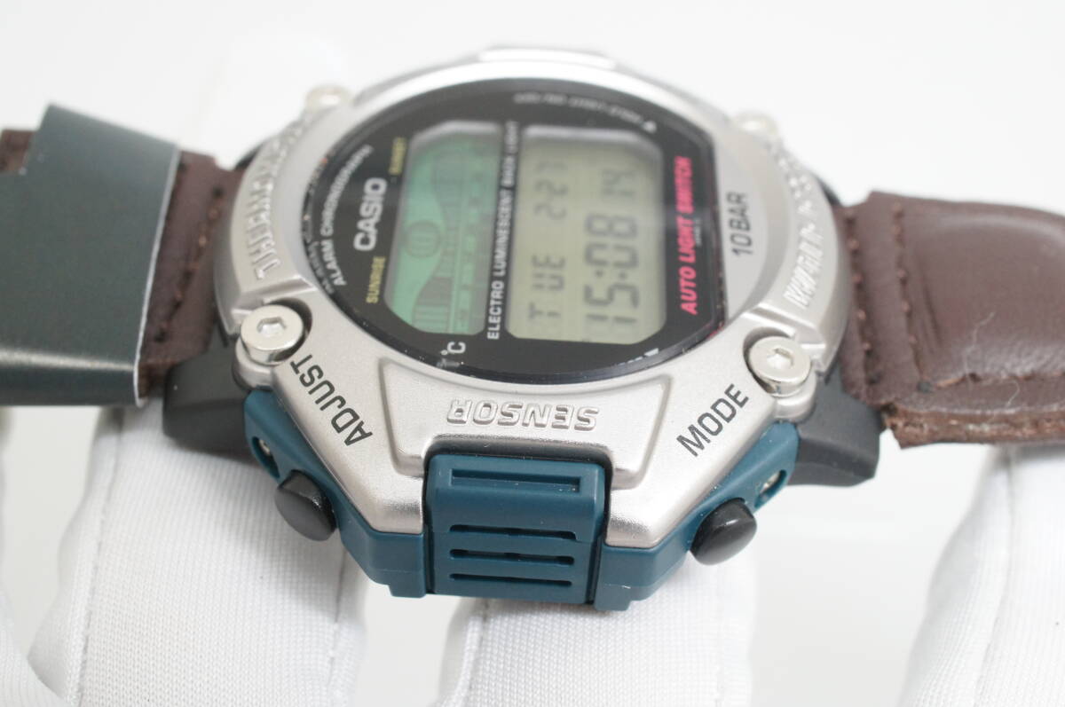 B133●作動良好 未使用デッドストック CASIO カシオ PROTREK プロトレック PRT-11 タイドグラフ 温度計 メンズ腕時計 デジタル クォーツ の画像4