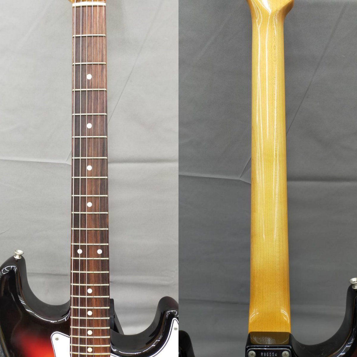 P291☆【中古】Fender フェンダー Vintage Custom 1962 Stratocaster #R96554 エレキギター ハードケース付き_画像4