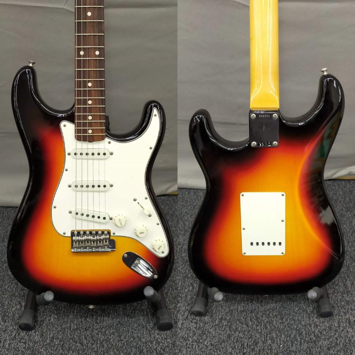 P291☆【中古】Fender フェンダー Vintage Custom 1962 Stratocaster #R96554 エレキギター ハードケース付き_画像5