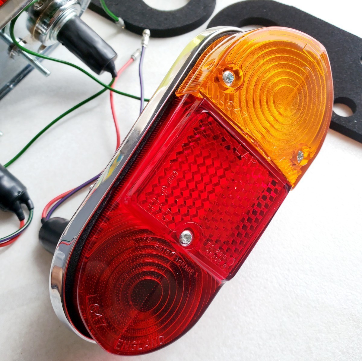  Rover Mini tail lamp / Rover Mini li Alain p left right set MK1 tail lamp 13H222 13H223 Rover Mini brake lamp new goods 