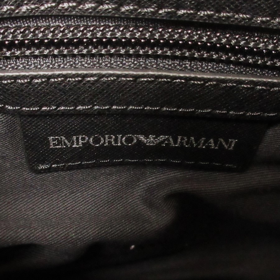 送料無料 新品 未使用 エンポリオアルマーニ EMPORIO ARMANI ショルダーバッグ ポシェット チャコール系 レディース_画像10