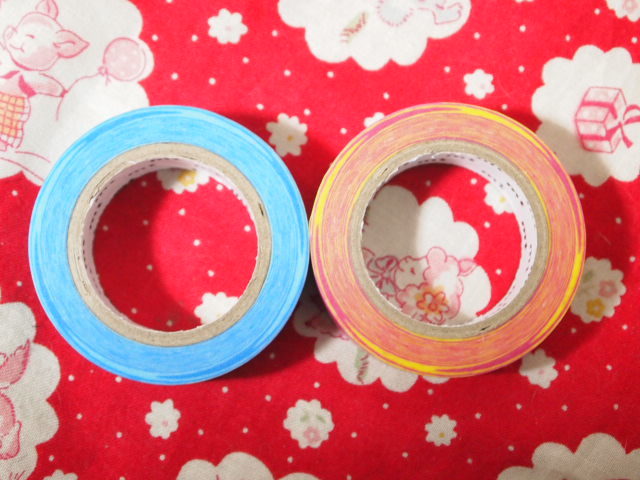  masking tape 2 volume set triangle . diamond blue & pink length 10m