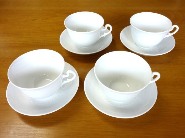 ティーC/S 4客】 リチャードジノリ☆ティーカップ&ソーサー 4客 ティーC/S 4客】 リチャードジノリ☆ティーカップ&ソーサー 4客