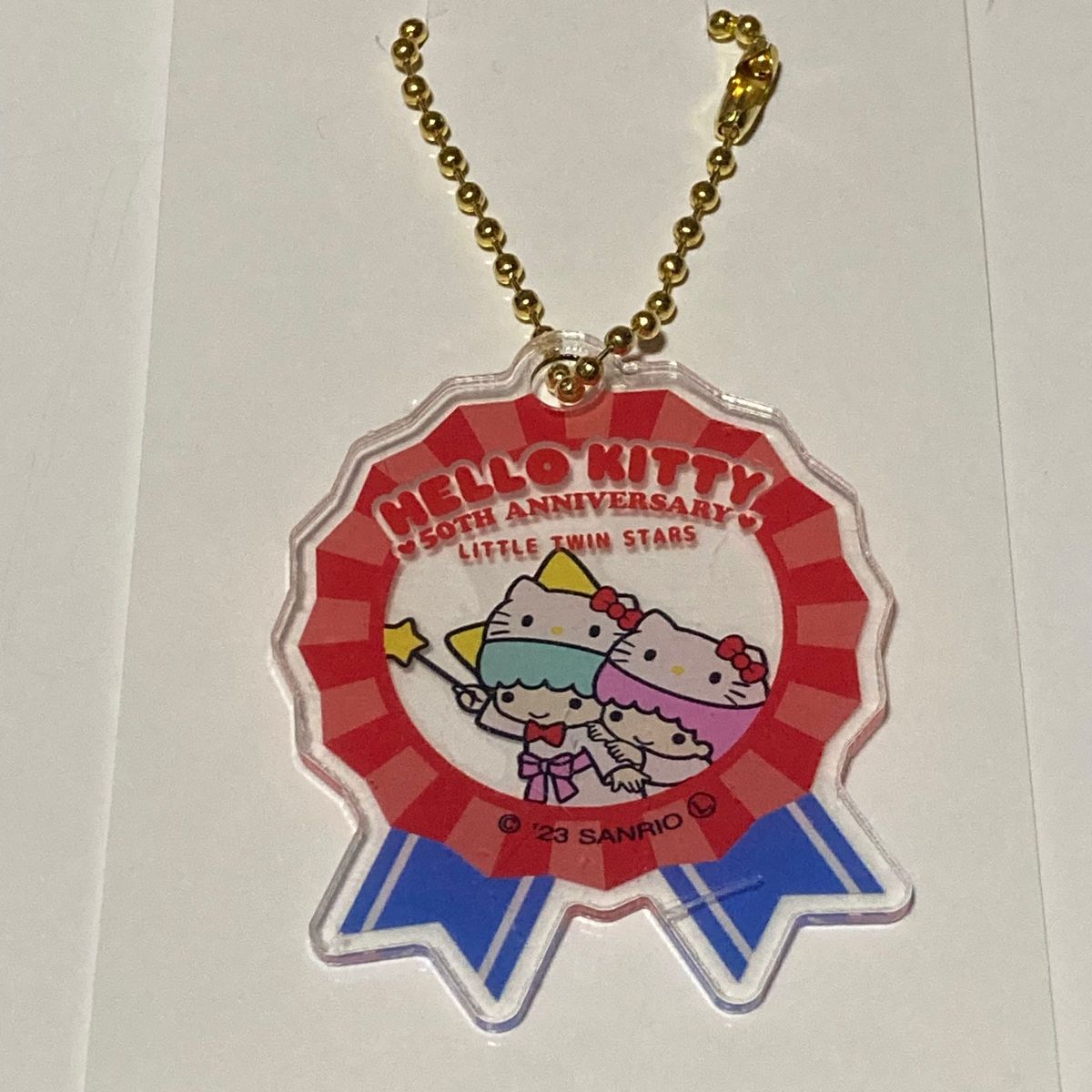 サンリオ HELLOKITTY 50th アクキー リトルツインスターズ