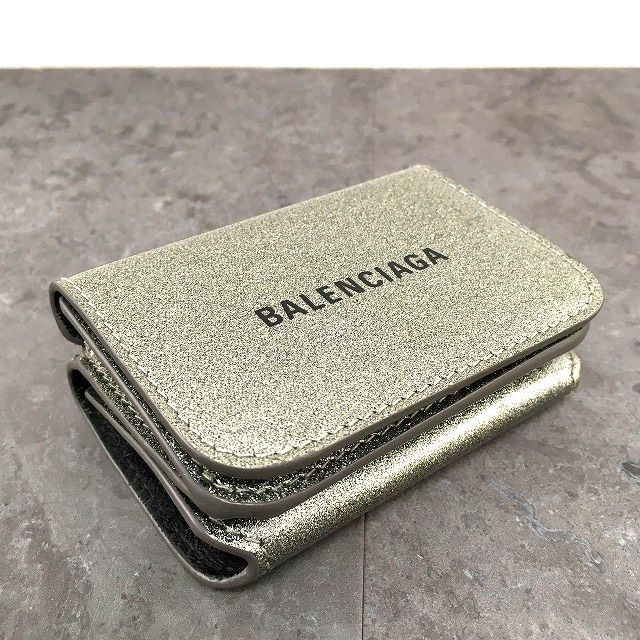 ☆送料無料☆ 極美品 BALENCIAGA コンパクトウォレット 593813 箱付き 459_画像7