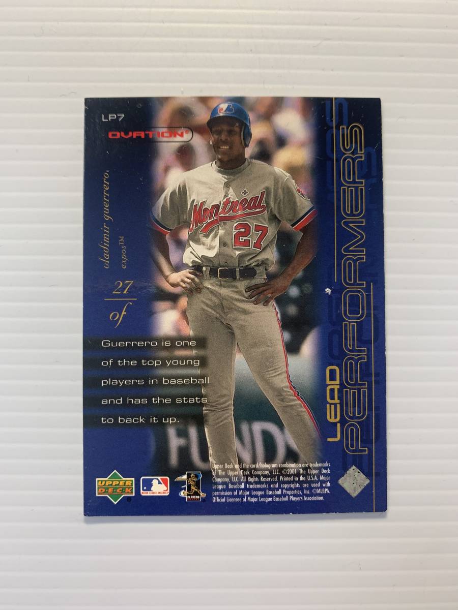 ★野球殿堂★ブラディミール・ゲレーロ【Vladimir Guerrero】’01#LP7 通算2590安打・449本塁打_画像2