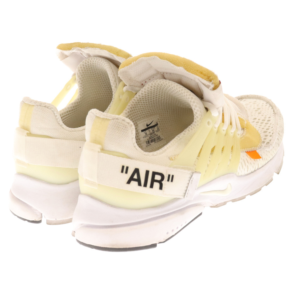 NIKE ナイキ×OFF-WHITE THE 10: AIR PRESTO オフホワイト ザテン エアプレスト ローカットスニーカー ホワイト US10/28cm AA3830-100_画像4