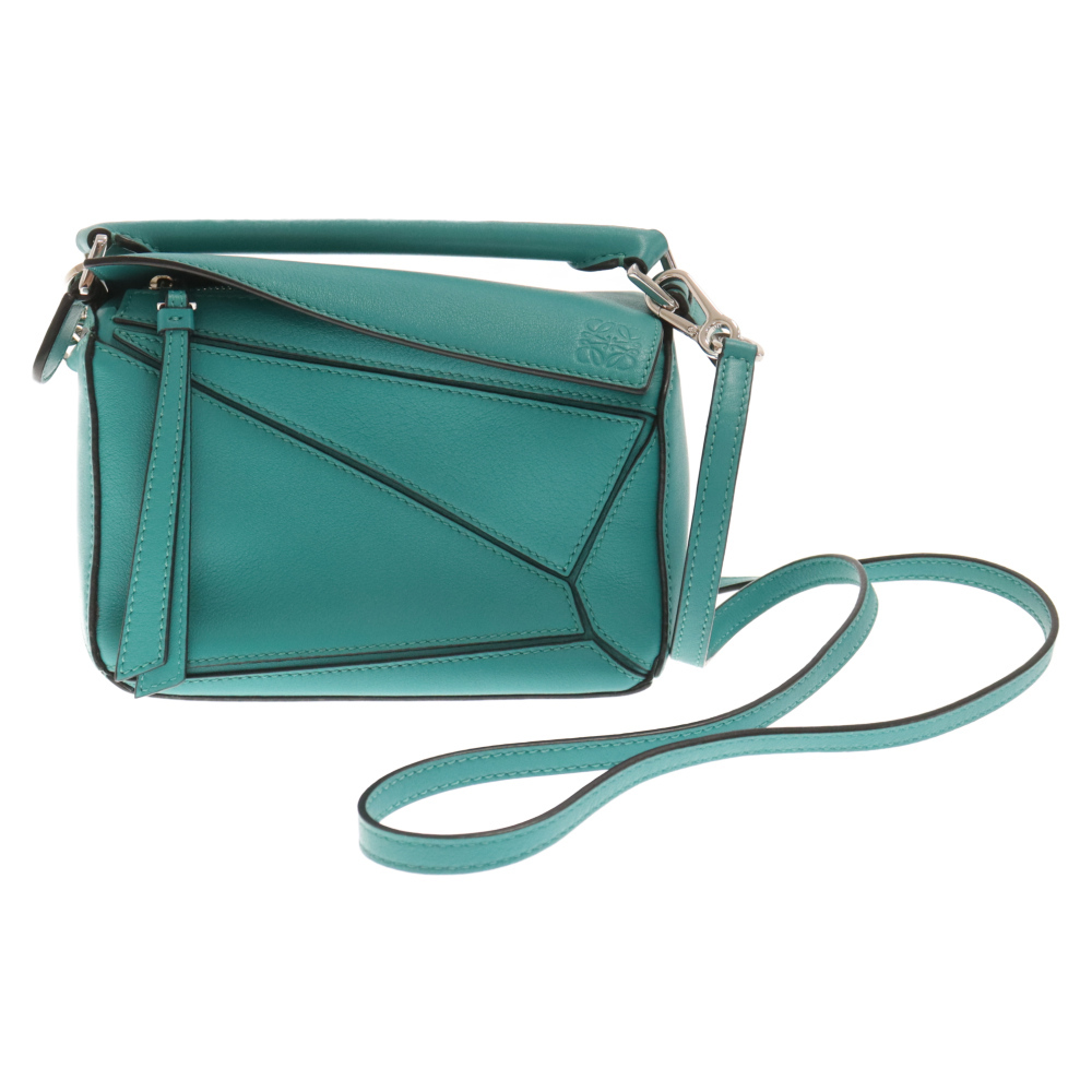 LOEWE Loewe 2WAY puzzle Mini bag handbag shoulder bag green C011941