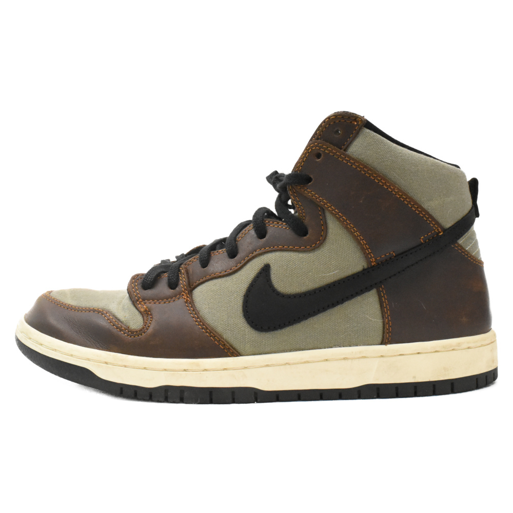 NIKE SB ナイキエスビー DUNK HIGH PRO BAROQUE BROWN ダンク ハイカットスニーカー バロックブラウン BQ6826-201 US9.5/27.5cm