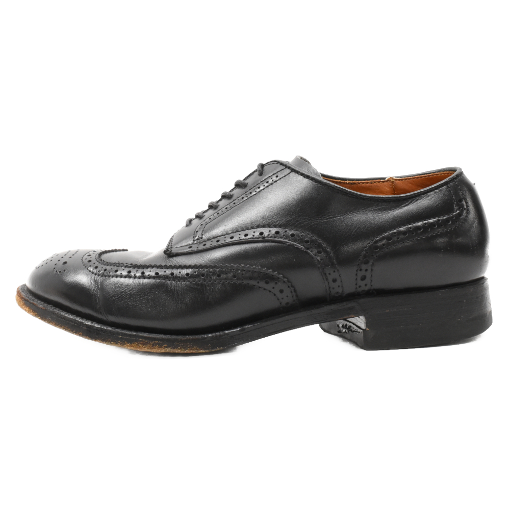 Alden オールデン Modified Dress Wing Tip モディファイド ドレス ウィングチップ レザーローカットシューズ ブラック 54210 6 1/2_画像1