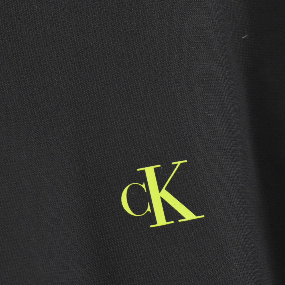 Calvin Klein Calvin Klein A-REV CK Logo reversible Zip up Bomber jacket black / khaki J319232