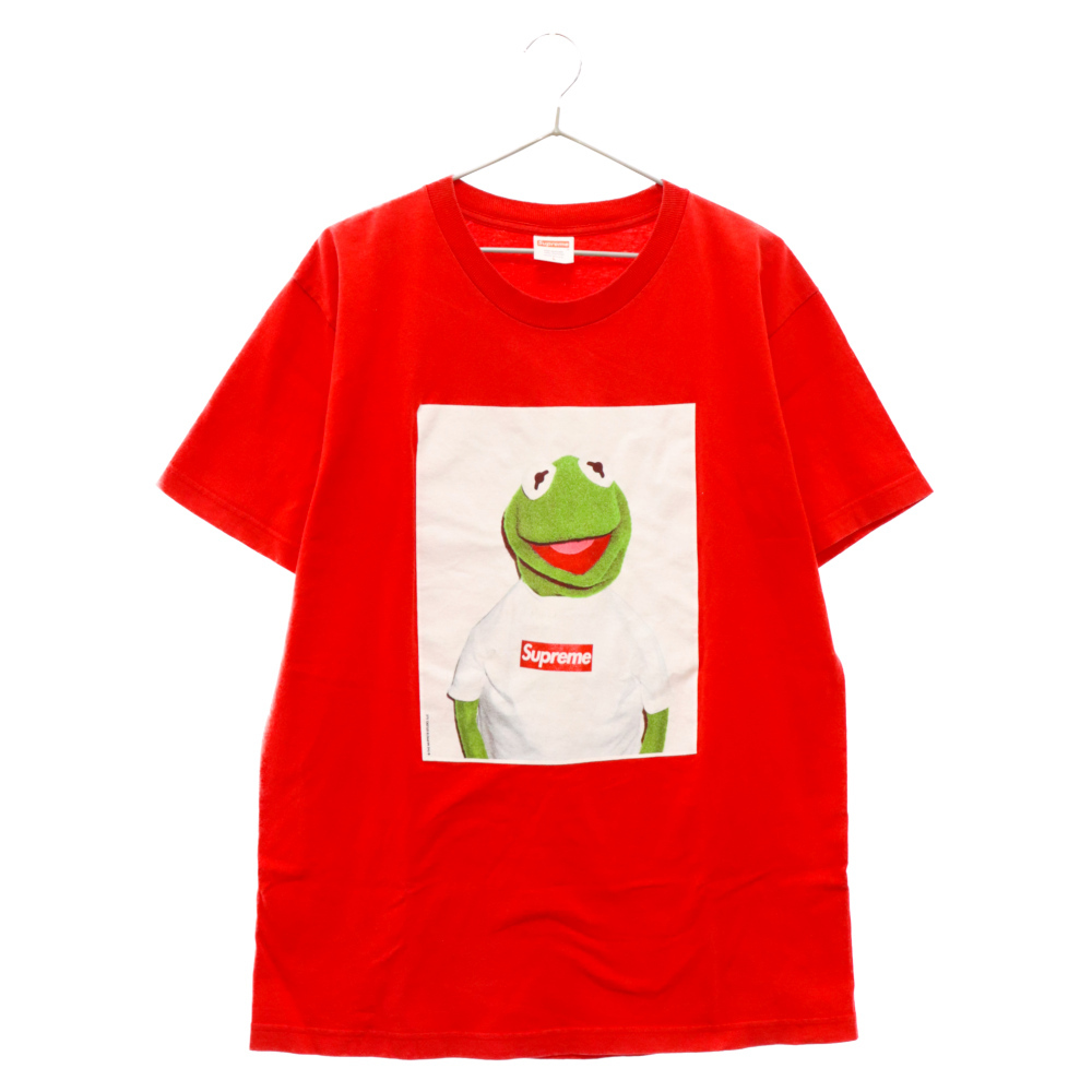 SUPREME シュプリーム 08SS Kermit the frog Tee カーミット フォトプリント 半袖Tシャツ カットソー レッド