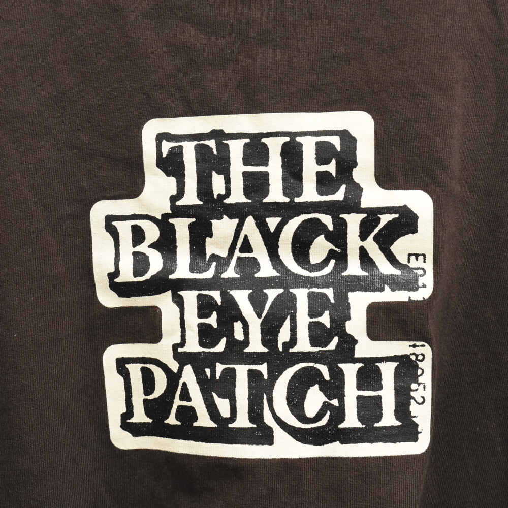 THE BLACK EYE PATCH ブラックアイパッチ OG LABEL L/S T-SHIRT OGレーベル ロゴ プリント 長袖Tシャツ ブラウン_画像4