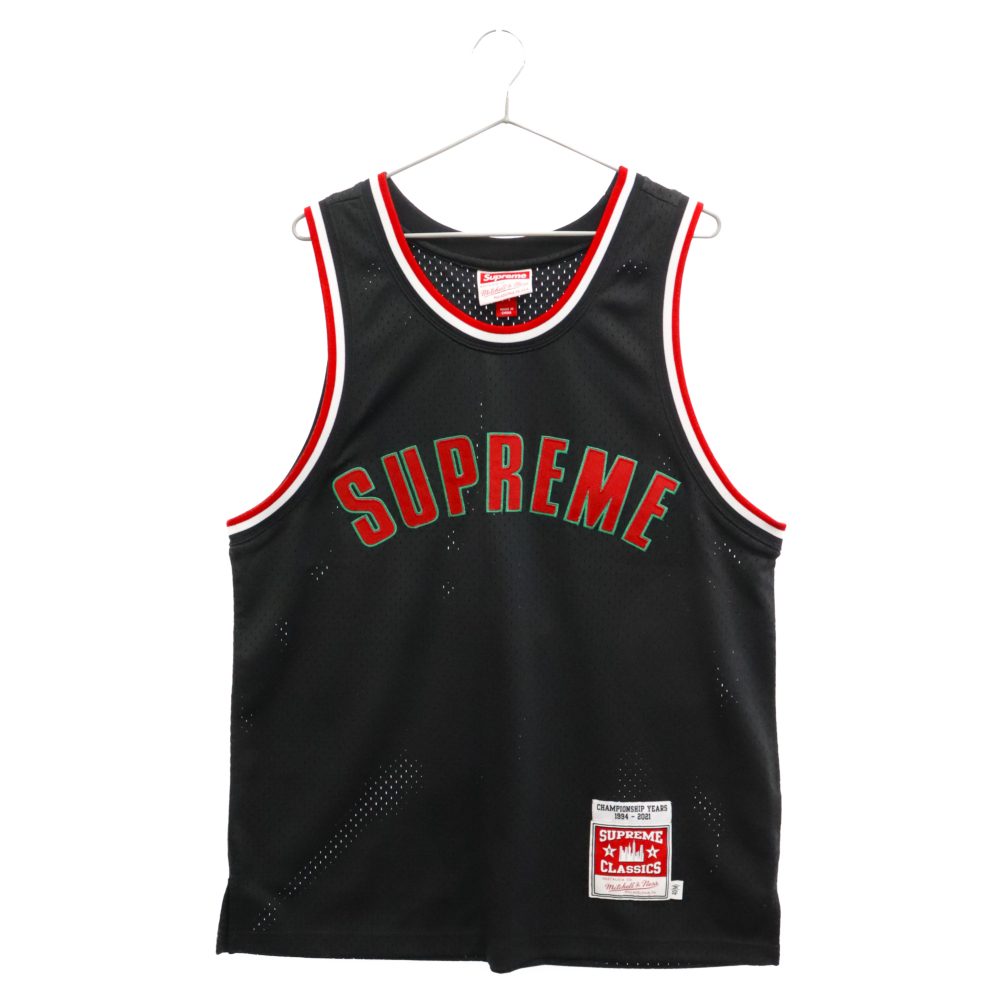 SUPREME シュプリーム 21SS Mitchell & Ness Basketball Jersey ミッチェルアンドネス バスケットボール ジャージ ブラック