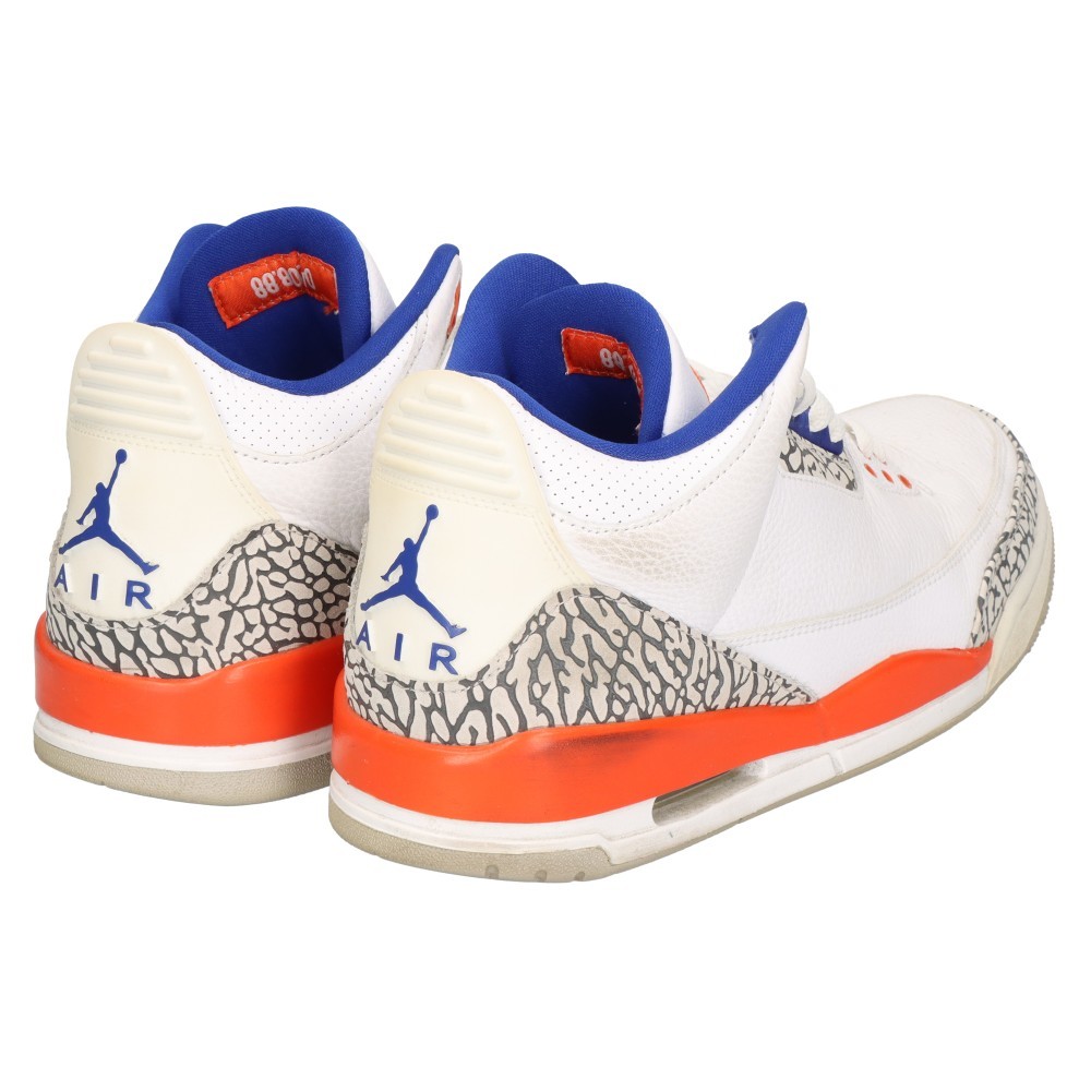 NIKE ナイキ AIR JORDAN3 RETRO KINCKS エアジョーダン3 ミッドカットスニーカー ニックス ホワイト US11/29.0cm 136064-148_画像4