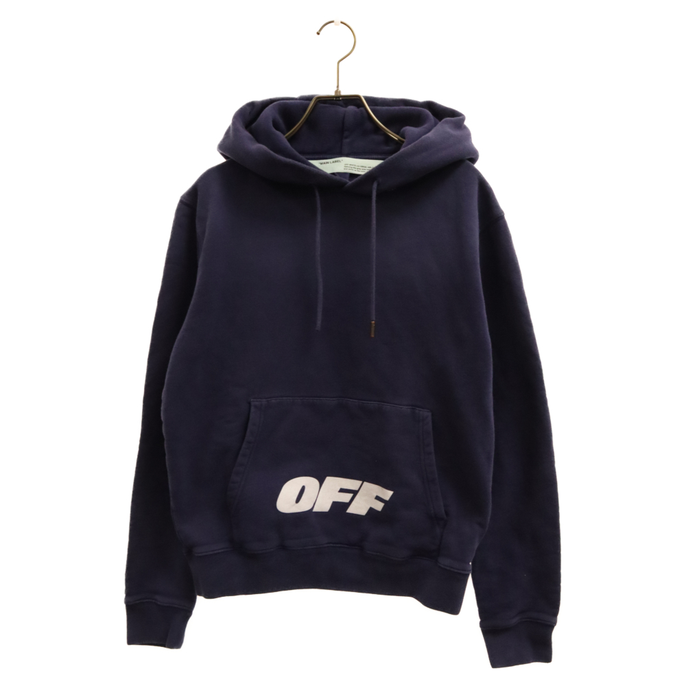 OFF-WHITE オフホワイト 18AW フロントロゴスウェットプルオーバー/サイドロゴプリント スウェットパンツ セットアップ OMCH008E18192003_画像1