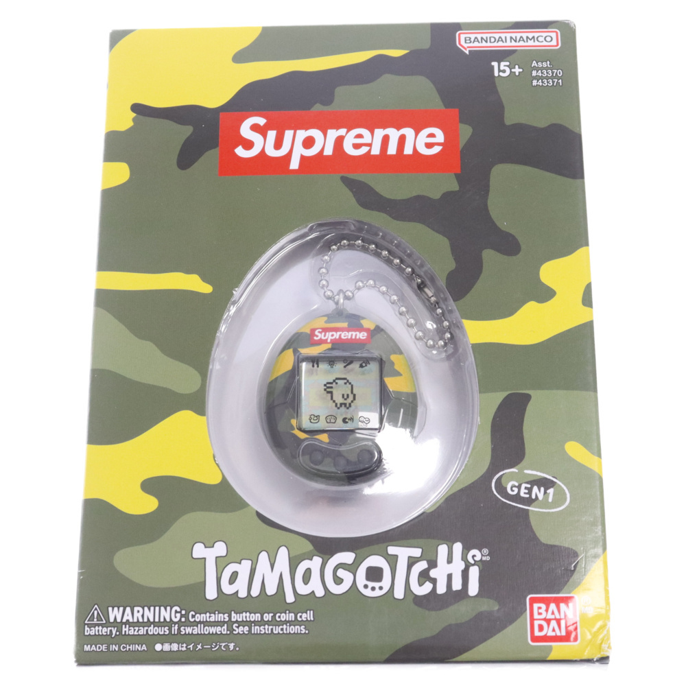 SUPREME シュプリーム 23SS×BANDAI Tamagotchi Yellow バンダイ たまごっち カモフライエロー_画像1