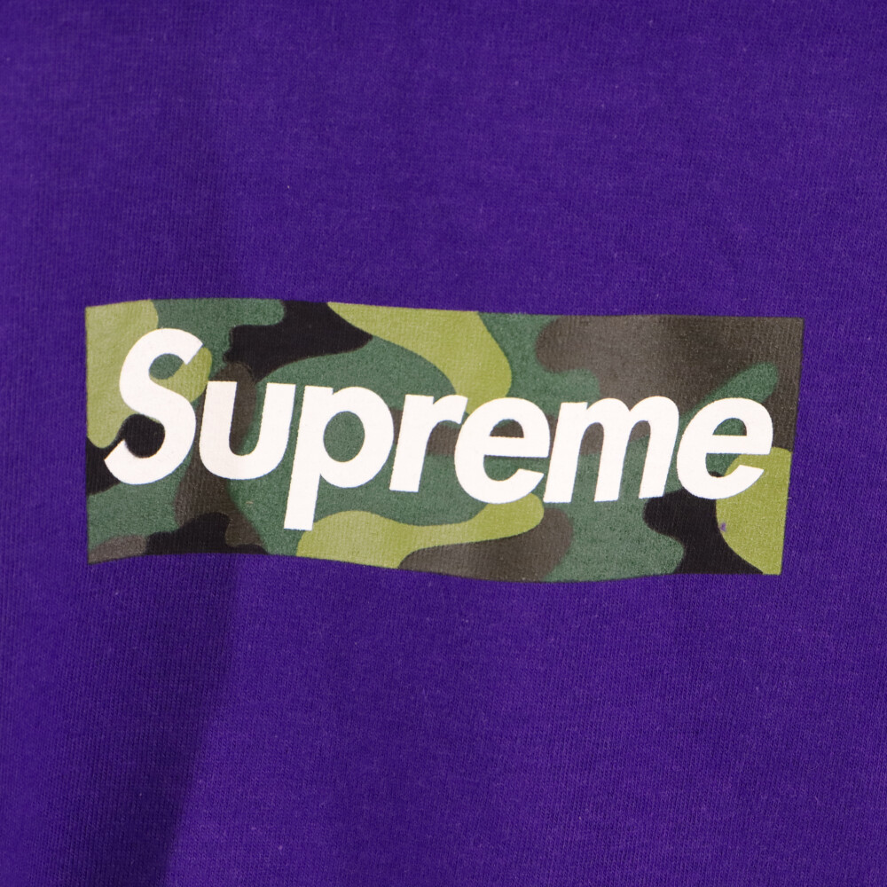 SUPREME シュプリーム 23AW Box Logo Tee ボックスロゴ 半袖Tシャツ カットソー パープル_画像4