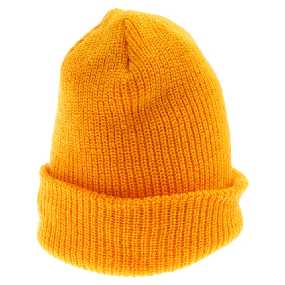 STUSSY ステューシー Basic Cuff beanie ビーニー 帽子 ニットキャップ オレンジ_画像3