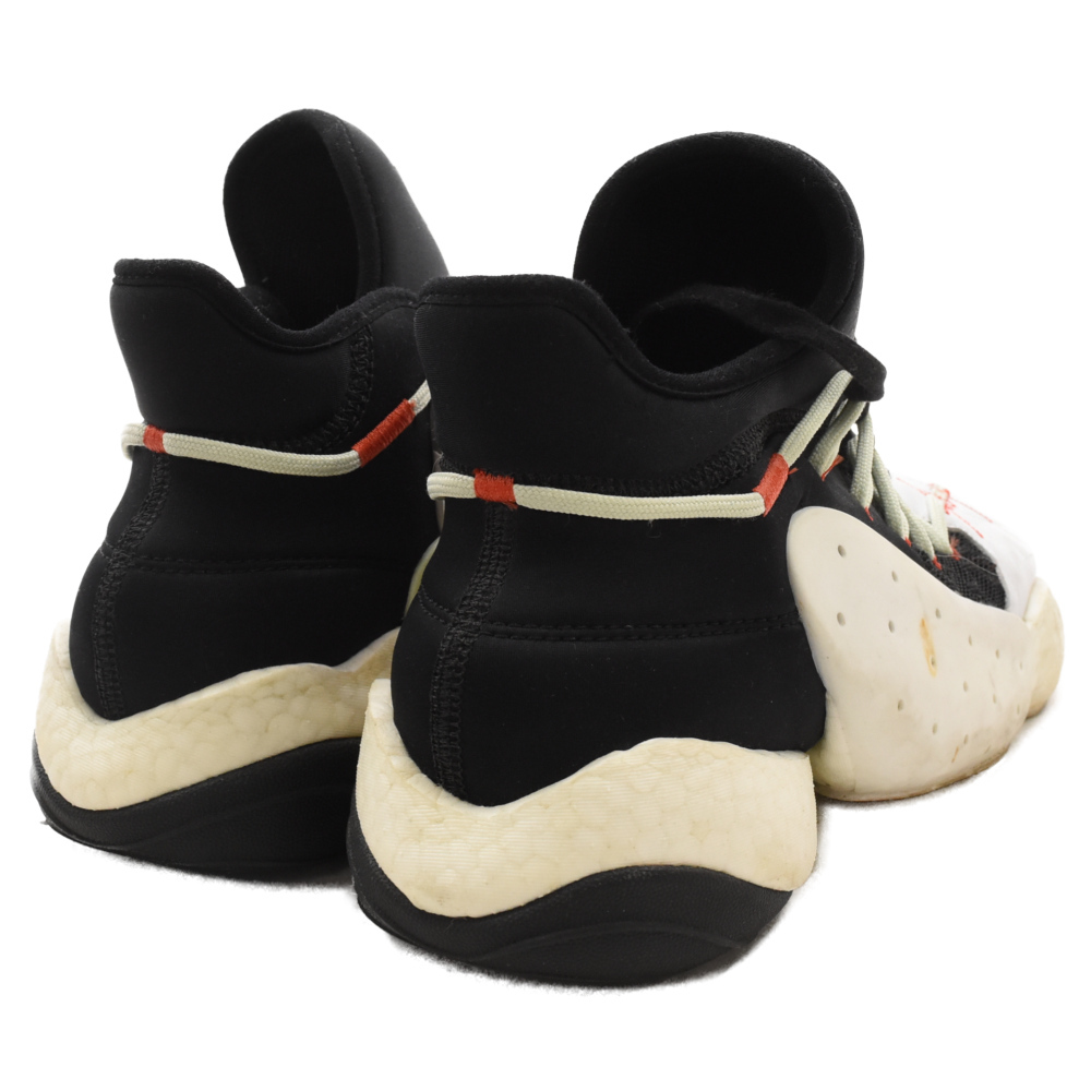 Y-3 ワイスリー BYW Ball ミドルカットスニーカーシューズ ブラック/ホワイト US10.5 F99806_画像4