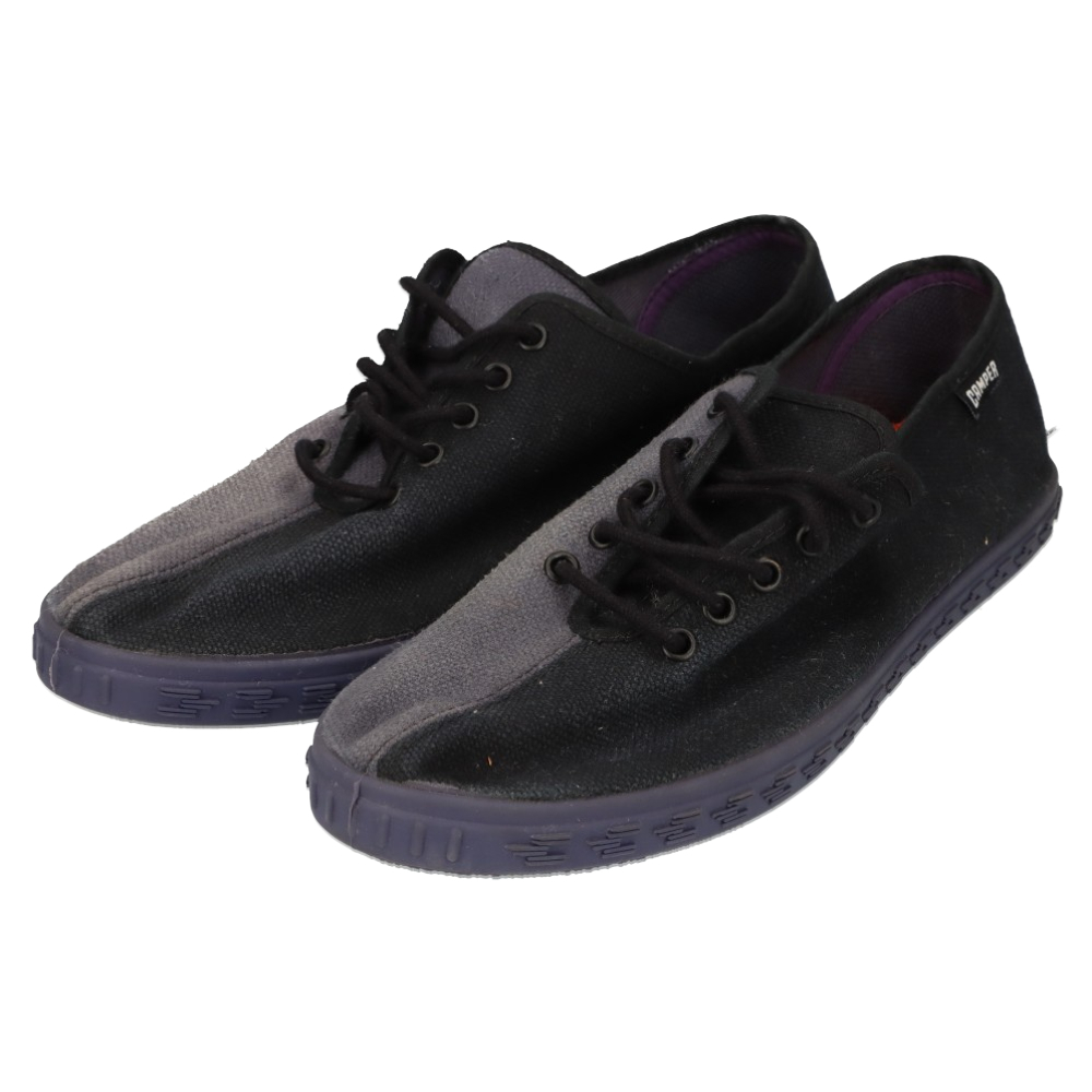 CAMPER Camper canvas low cut sneakers black / gray 41 K100036