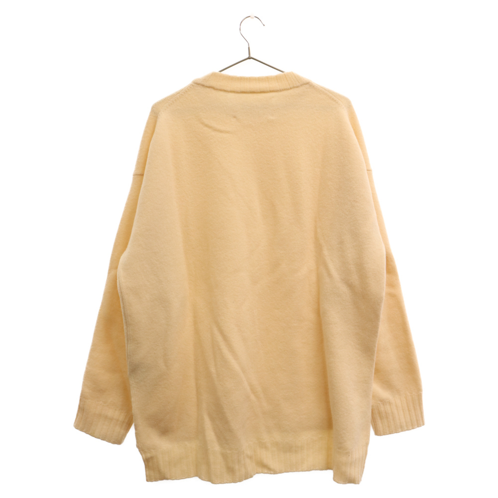 JIL SANDER ジルサンダー 23AW SWEATERCN LS ハーモニーニット長袖セーター アイボリー J21GP0003_画像2