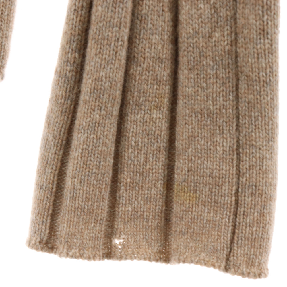 CHANEL Chanel 97A OLD Old cashmere knitted the best attaching high‐necked sweater lady's beige 