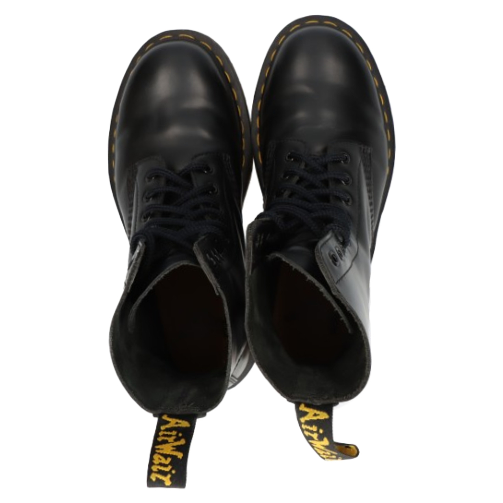 Dr.Martens ドクターマーチン 10EYE BOOT BLACK 10ホール レザーロングブーツ ブラック 1490 11857001 UK6の画像5